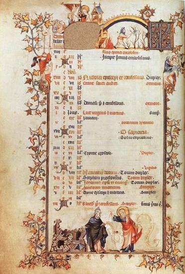 Jean Pucelle Belleville Breviary-December